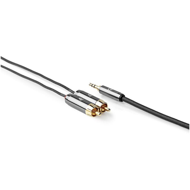 Stereo Ses Kablosu (3.5 mm Erkek - 2x RCA Erkek) - 7