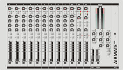 Airmate-USB 12 ch. triple input radio On-Air / Production console with 2x USB and 2x Telco - 3