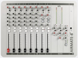 Airmate-USB 8 ch. triple input radio On-Air / Production console with 2x USB and 1xTelco, 1x Bluetooth - 1