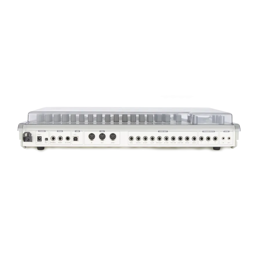 Behringer RD-9 için Decksaver Koruyucu Kapak - 3