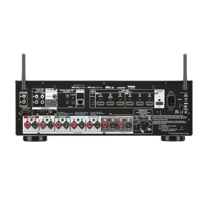 AVR-X1800H 7.2 Channel 8K AV Receiver Amplifikatör - 4