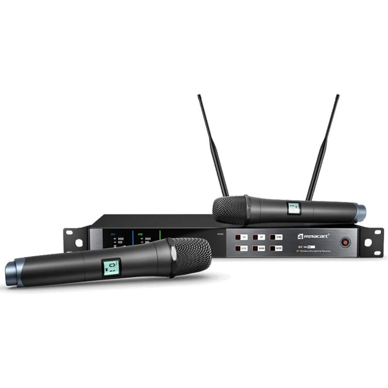 EZ.Mi2 Handheld Mic | Dual-Channel True Diversity Wireless Microphone System - 2