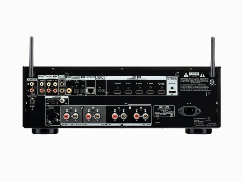 DRA-800H 2 Channel Network Stereo Receiver Amplifikatör - 3