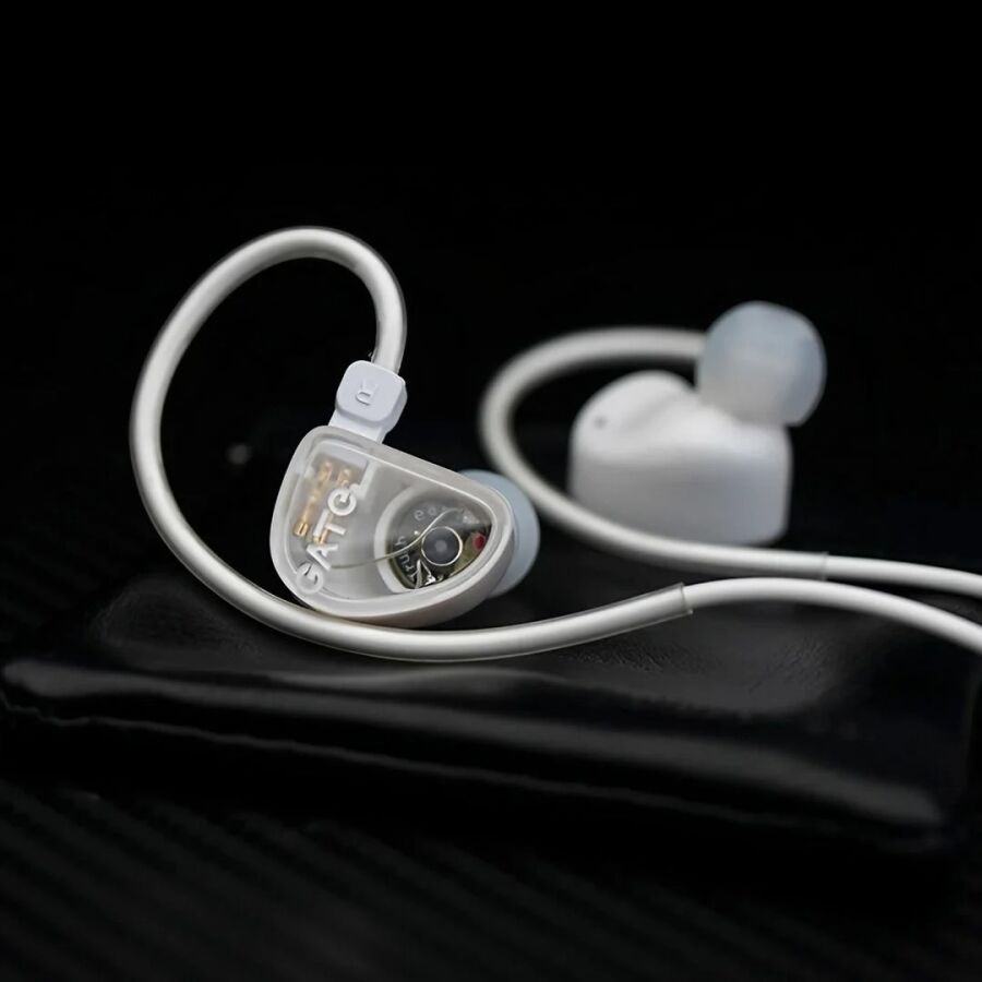 Gate In-Ear Kablolu Mikrofonlu Monitör Kulaklık - BEYAZ - 6