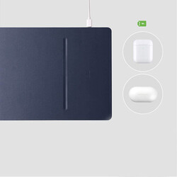 HANDS 3 PRO MIDNIGHT BLUE Wireless Şarjlı Mouse Pad - FAST CHARGING - 5