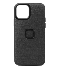 iPhone 12 ve 12 Pro Fabric Case Charcoal // M-MC-AE-CH-1 - 1