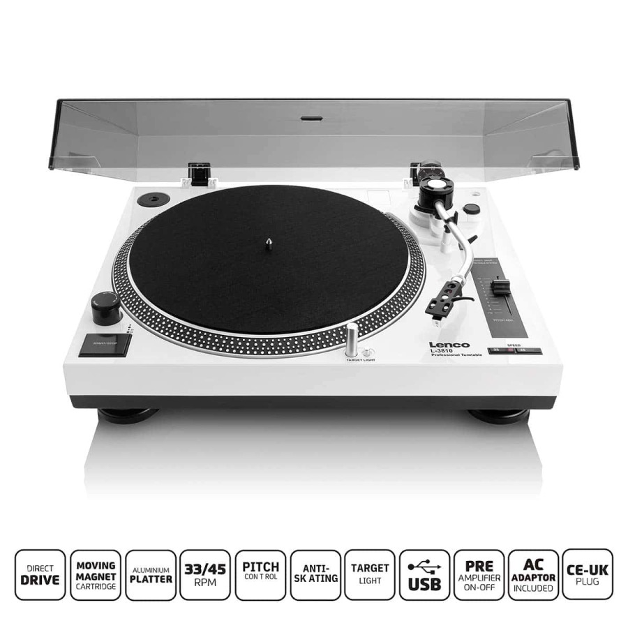 L-30810WH Turntable - USB, Direct Drive Pikap - 1