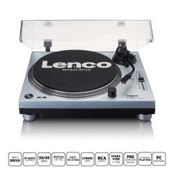 L-3809ME Turntable - Direct Drive, USB Metalik Mavi Pikap - 1