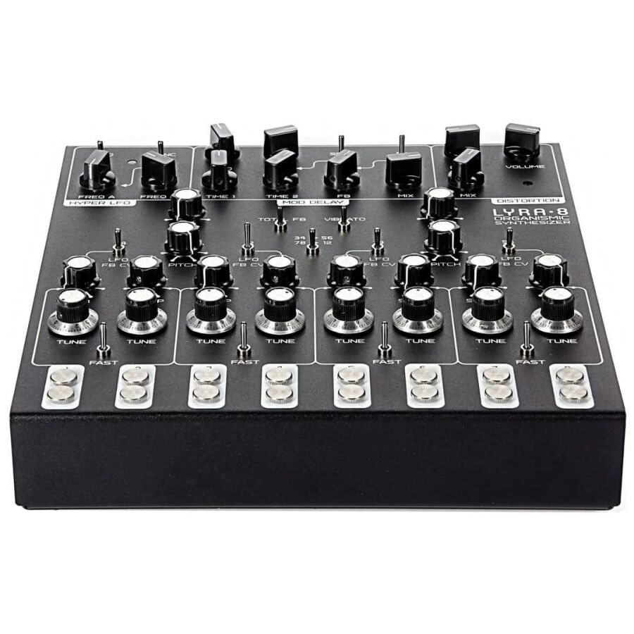 Lyra-8 Black - Analog Drone Synthesizer - 1