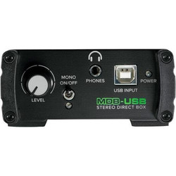 MDB-USB Stereo Direct Box - 3