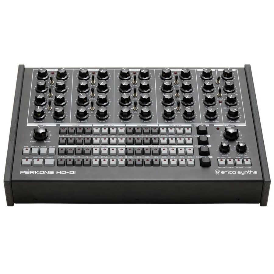 Perkons HD-01 Black 4 Kanallı Sequencer Davul Makinesi - 3