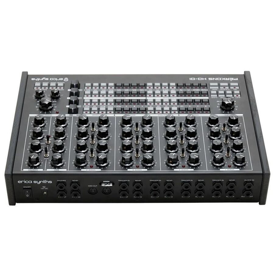 Perkons HD-01 Black 4 Kanallı Sequencer Davul Makinesi - 4