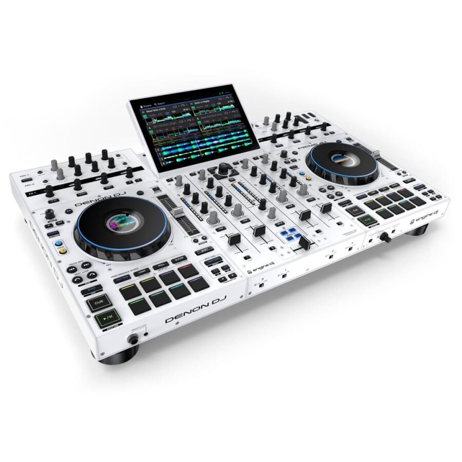 Prime 4+ Profesyonel DJ Controller (White Edition) - 2