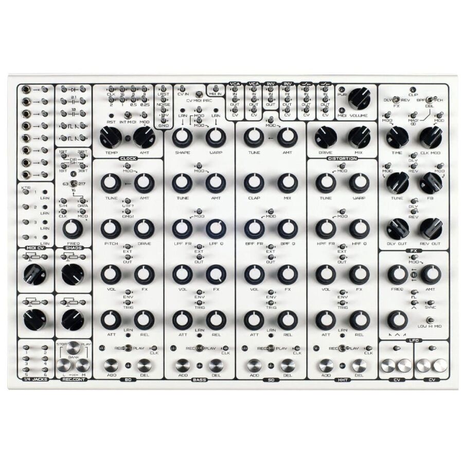 Pulsar-23 White - Drum Machine - 1