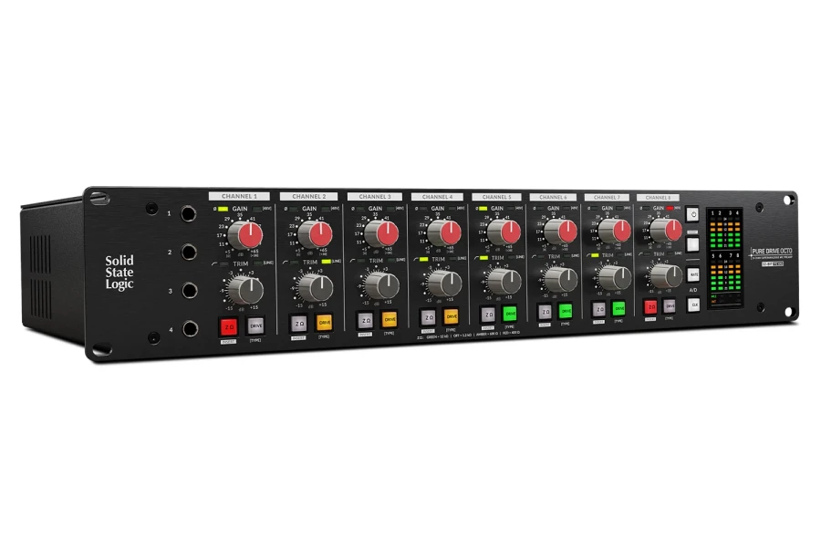 PureDrive Octo - 48Kanal Mikrofon Preamp, USB-C Ses Kartı - 4