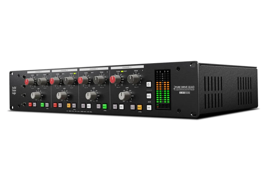 PureDrive Quad - 4 Kanal Mikrofon Preamp, USB-C Ses Kartı - 3