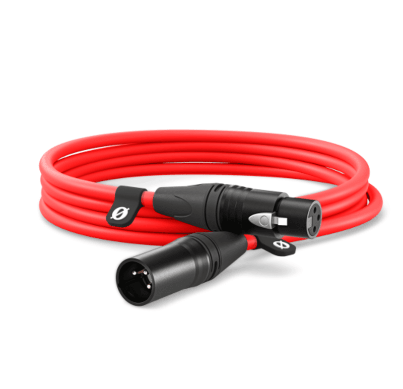 RODE XLR-CABLE (3 mt), Red - 1