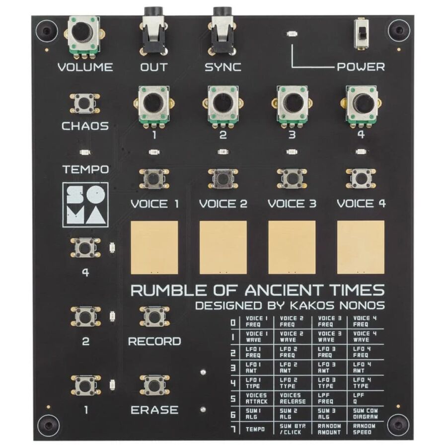 Rumble of Ancient Times - 8-Bit Noise Synthesiser & Sequencer - 4