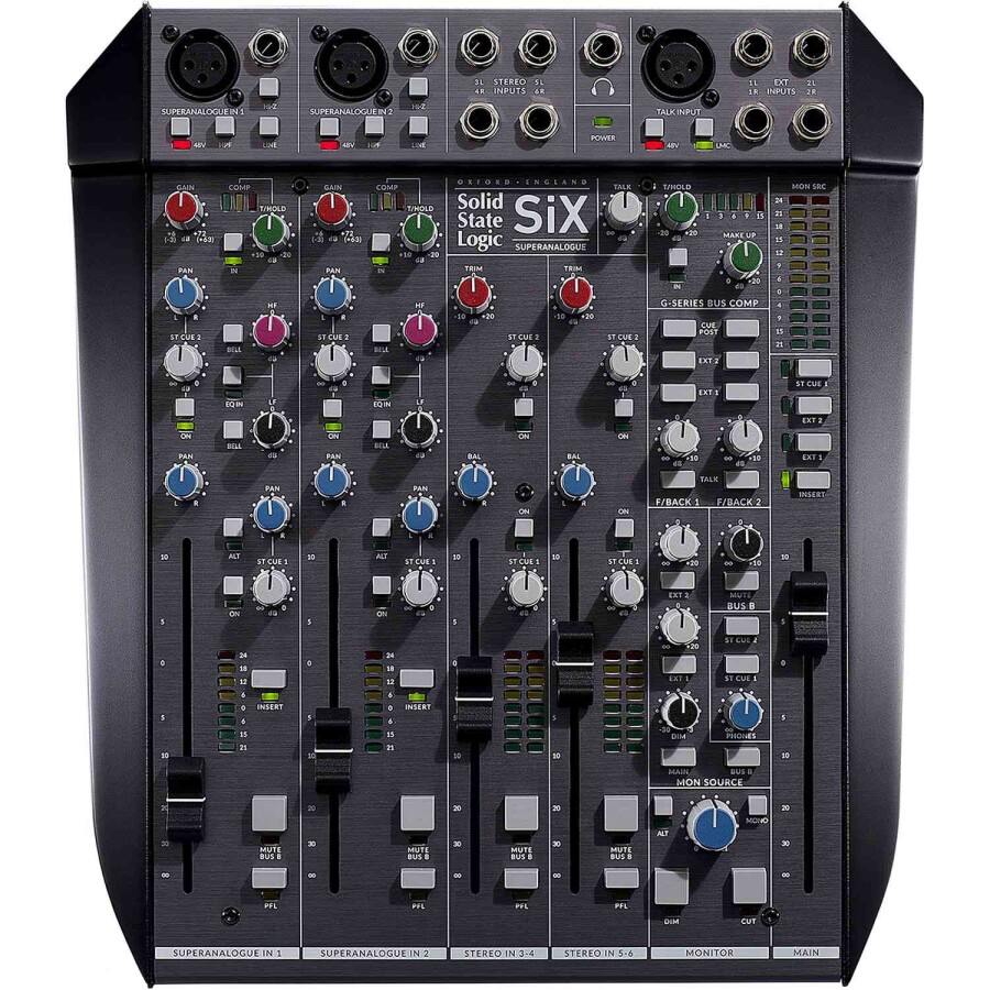 SiX 6-Channel Desktop Analog Mixer - 6 Kanal Ses Mikseri - 1