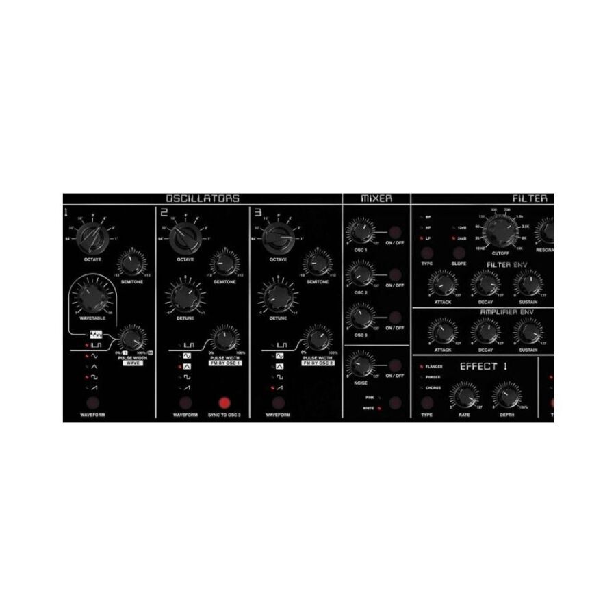 Sledge 2.0 (Black Edition) - 61 Tuş Virtual-Analog Synthesizer - 3