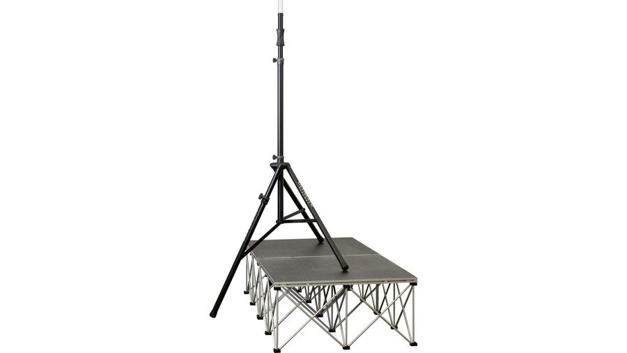 TS-110BL Tall Speaker Stand with Leveling Leg, Air-Lift - Tek - 2