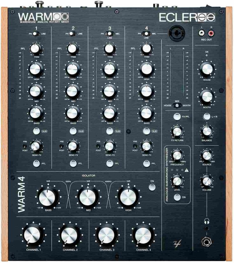 Warm4 Rotary Mixer (4 Kanallı DJ Mikseri) - 1