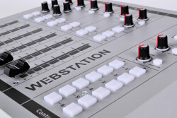 Webstation-USB 6 channel dual input radio On-Air console with 2x MIC, 3x USB and 1x VOIP - 4